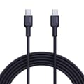 Miniatyrbild 2 av 9: AUKEY CB-NCC1 USB-C Typ-C Strömförsörjning PD 60W 3A 1m Nylon Svart