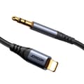Miniatyrbillede 2 af 2: Joyroom Audio kabel 3,5 mm til Lightning 1,2 m - Sort