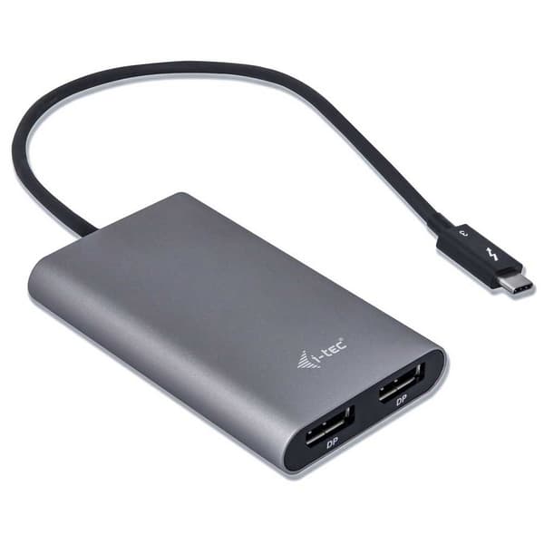 I-tec Tb3 Dual Displayport Video Adapter Søvfarvet