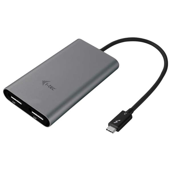 I-tec Tb3 Dual Displayport Video Adapter Søvfarvet