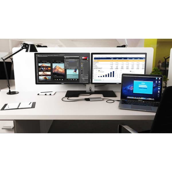 I-tec Thunterbolt 3 Dual Hdmi Hopeinen