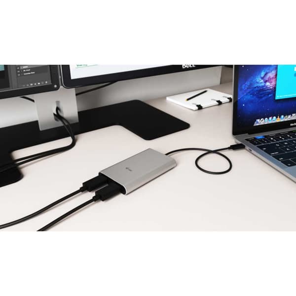 I-tec Thunterbolt 3 Dual Hdmi Hopeinen