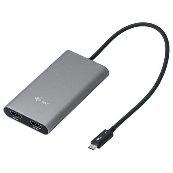 I-tec Thunterbolt 3 Dual Hdmi Hopeinen