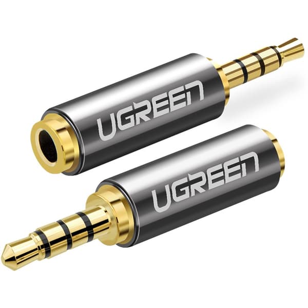 ADAPTOR audio Ugreen, 2.5 mm jack (T) la 3.5 mm (M), aurit "20501" - 6957303825011