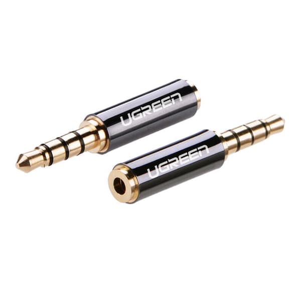 ADAPTOR audio Ugreen, 3.5 mm jack (T) la 2.5 mm (M), aurit "20502" - 6957303825028