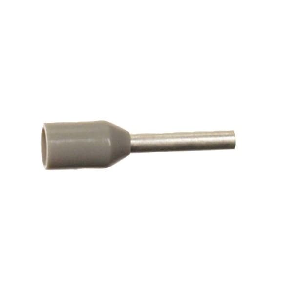 Kabeländar - Kärna - 4,0 mm² - 100 stycken - Färg grå - Anslutningskabel