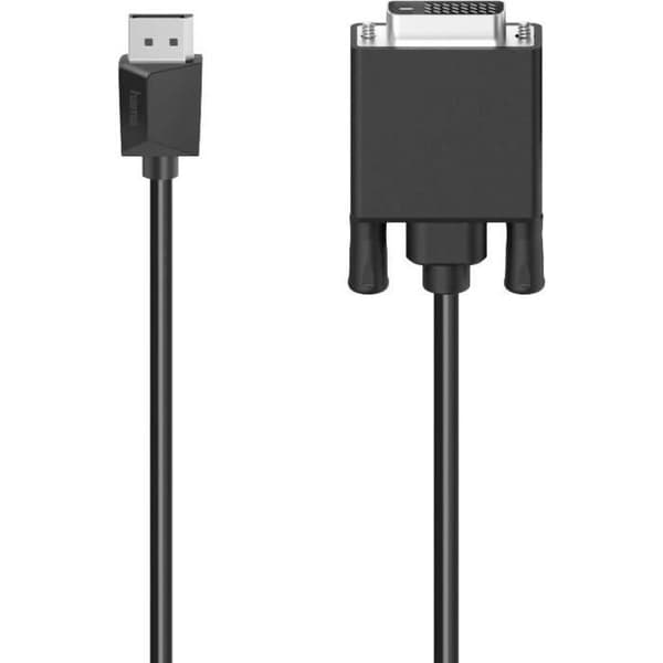 Hama Videokabel-adapter 1,5 m DisplayPort DVI Schwarz () - 00200713