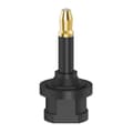 Miniatyrbild 1 av 4: ODT-adapter, toslink honkontakt - guld optisk kontakt, 3,5 mm