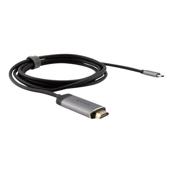 Video-/ljudkabel - VERBATIM - USB-C hane till HDMI hane - 1,5 m - 4K-stöd
