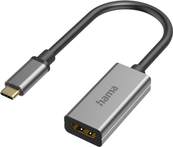 Videoadapter, USB-C-stik - HDMI™-stik, Ultra-HD 8K@60Hz, aluminium
