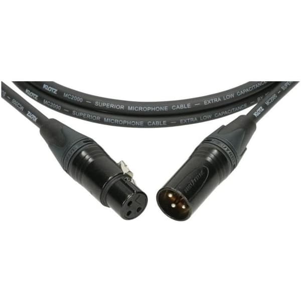 Klotz M2FM1 Mikrofonkabel 10m Svart