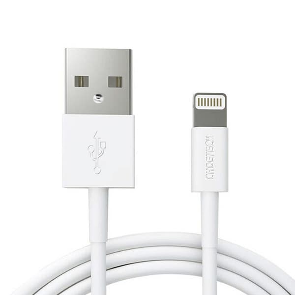 USB-A - Lightning MFI-kabel 1,8m, certifierad vit