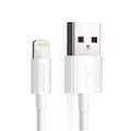 Miniatyrbild 1 av 6: USB-A - Lightning MFI-kabel 1,8m, certifierad vit