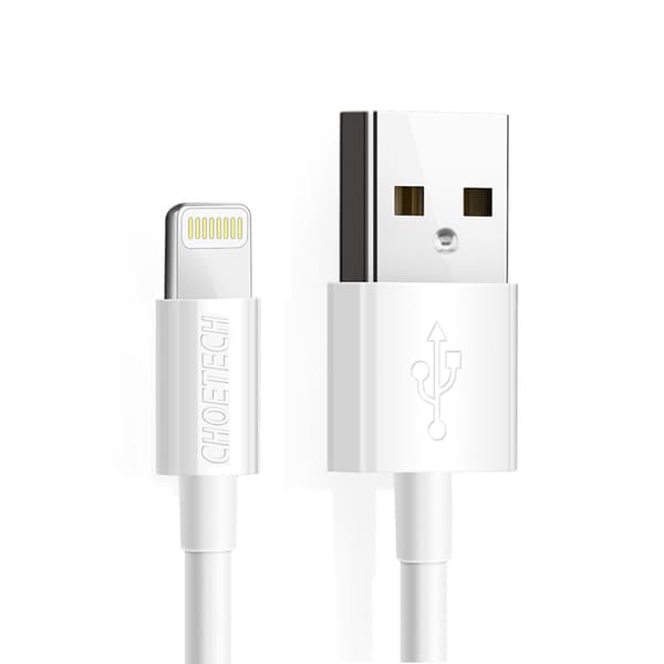 USB-A - Lightning MFI-kabel 1,8m, certifierad vit