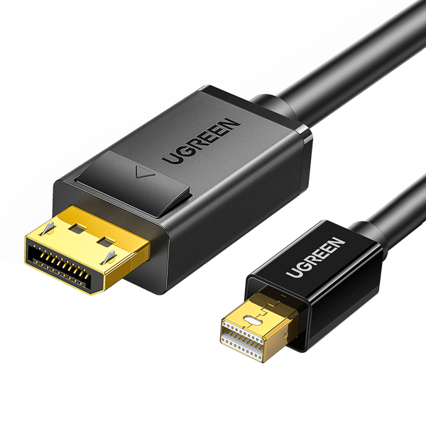 Kabel Mini DisplayPort - DisplayPort 2K 4K 1,5m sort