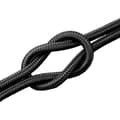 Miniatyrbild 3 av 6: Slitstark kabel 3in1 USB microUSB Iphone Lightning USB-C 3.5A 1.2M svart