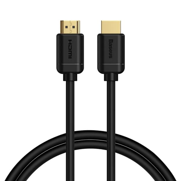 Kabel HDMI 2.0 4K 60 Hz 3D HDR 18 Gbps 1 m sort