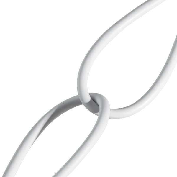 Överlägsen kabel USB-kabel Iphone Lightning 2,4A 2m Vit
