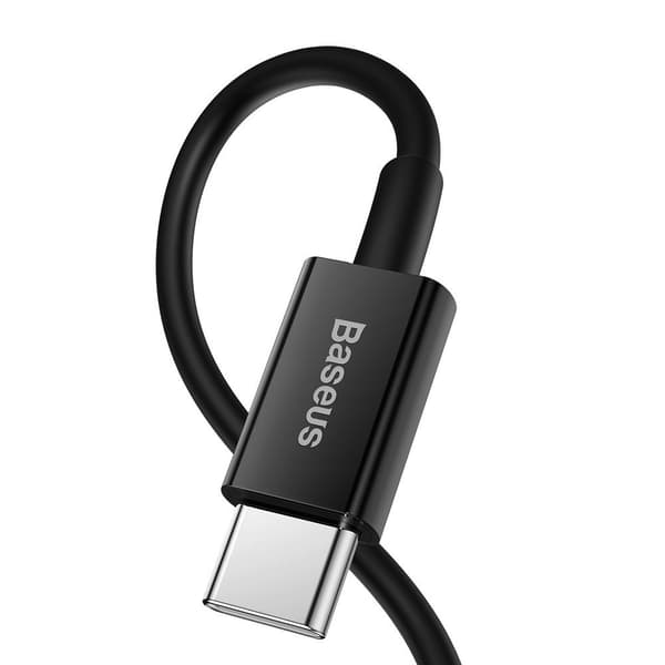 Superior USB-C Iphone Lightning kabel til hurtig opladning 20W 1m sort