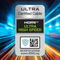 Miniatyrbild 2 av 6: Kabel HDMI 2.1 8K 60 Hz 48 Gbps 4K 120 Hz 2K 144 Hz 3 m silver