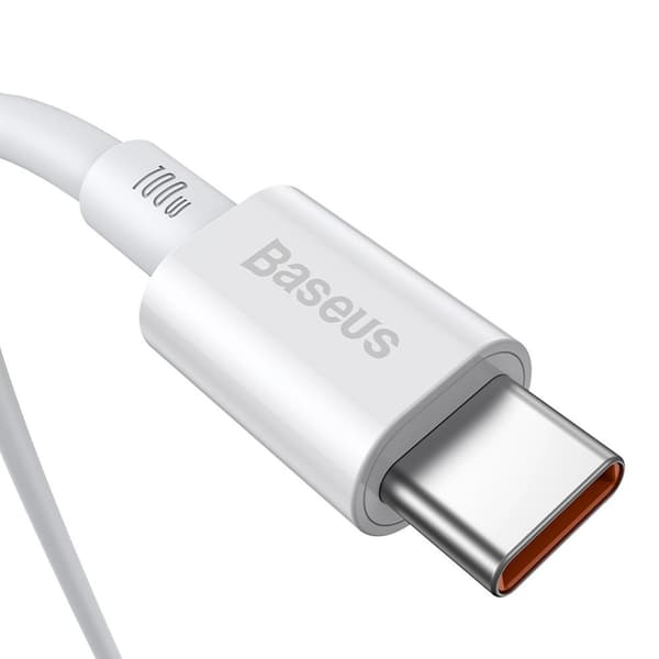 Superior kabel USB-C USB-C Quick Charge FCP 100W 5A 20V 2m hvid