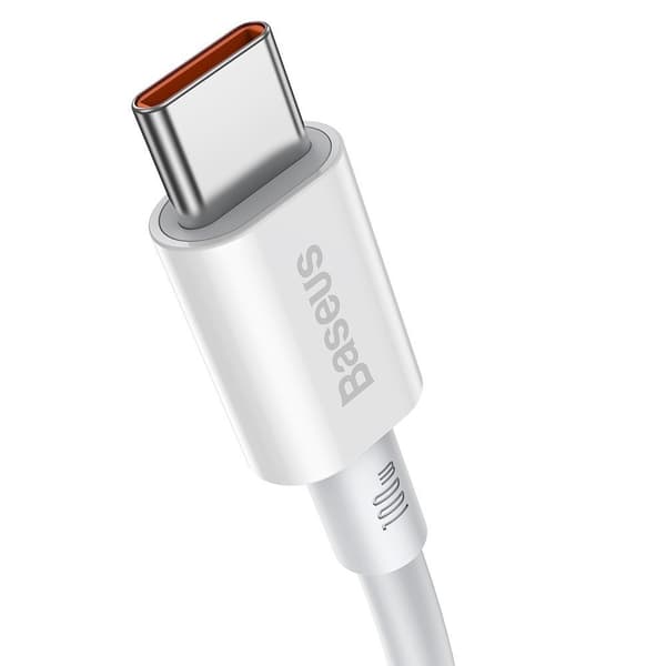 Superior kabel USB-C USB-C Quick Charge FCP 100W 5A 20V 2m hvid