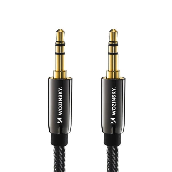 Universal kabel AUX mini jack kabel 1,5m sort