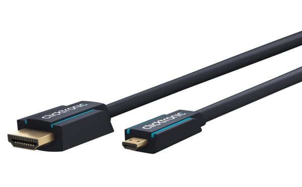 CLICKTRONIC HDMI - micro HDMI 2.0 4K 60Hz kabel 2m