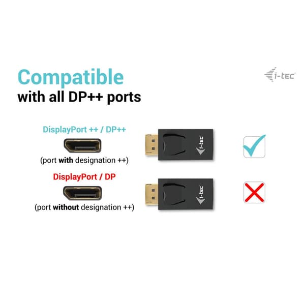 Thunderbolt til USB-C -adapter i-Tec DP2HDMI4K30HZ