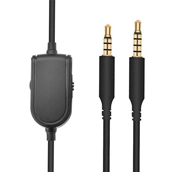 Hodetelefonens lydkabel med volumfunksjon til Logitech Astro A10