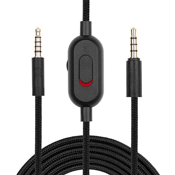 Hodetelefonens lydkabel med volumfunksjon til Logitech G433