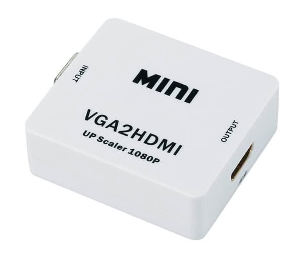 VGA+lyd - HDMI-adapterstik