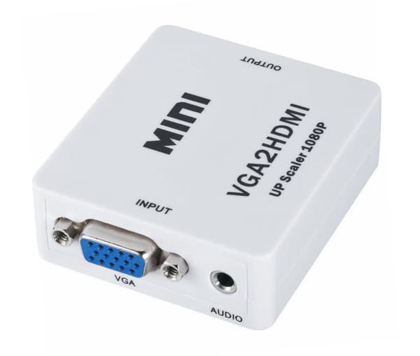 VGA+lyd - HDMI-adapterstik