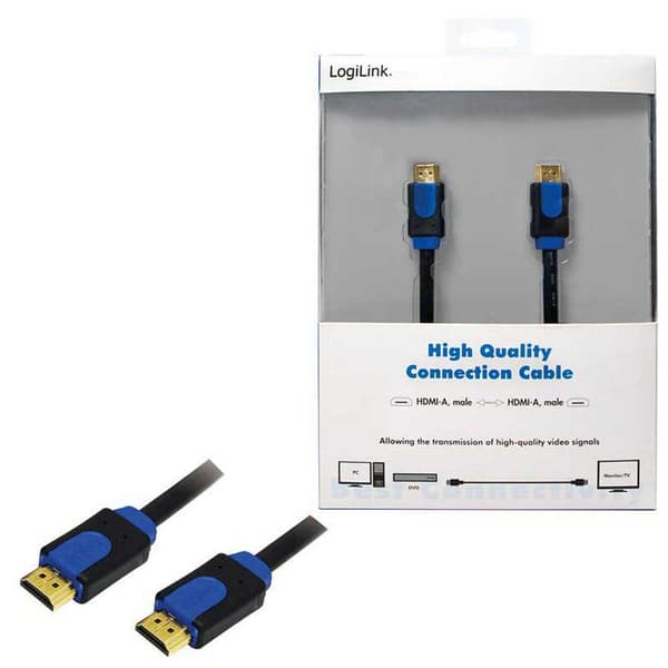 Logilink Video Kabel Hdmi M/m 3d 15 M Blå