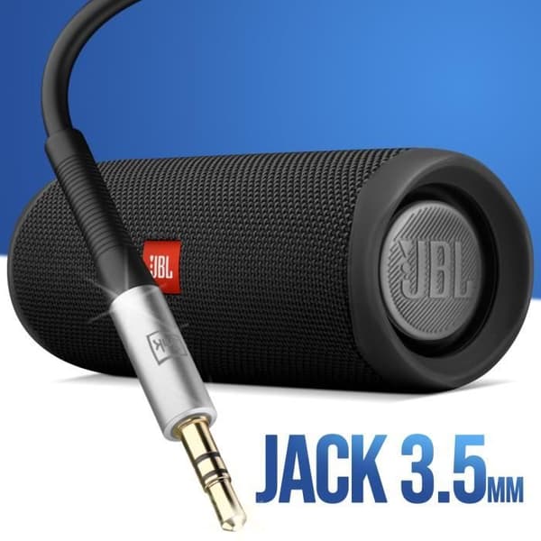 USB C till 3,5 mm jackkabel Robust aluminium High Fidelity-ljud 1 m 3 mk svart