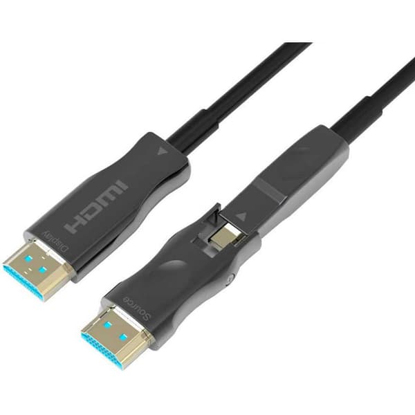 Euroconnex Aftagelig Hdmi 0092-50 4k 60hz 50 M 2.0 Kabel Sort