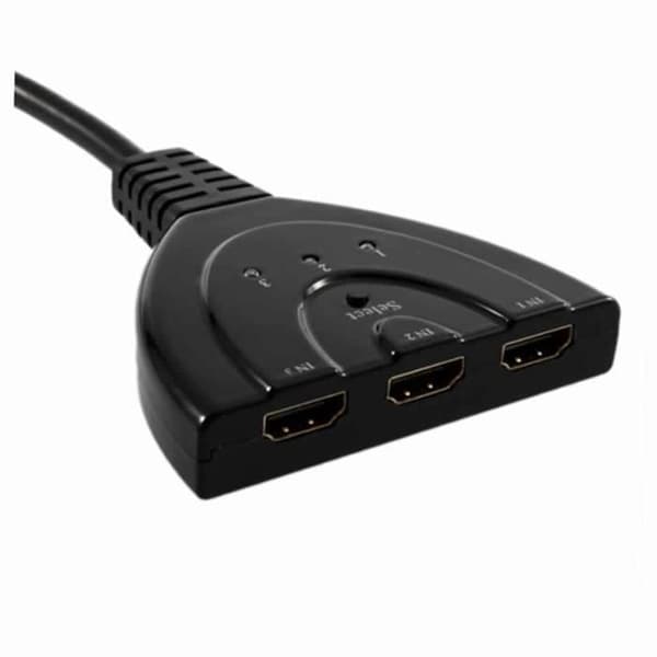 3-portars HDMI Switch SWITCH Hub (3 ingångar 1 utgång)