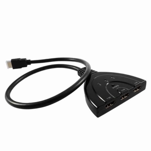 3-portars HDMI Switch SWITCH Hub (3 ingångar 1 utgång)