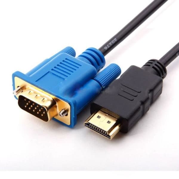 HDMI Gold Hane till VGA HD-15-kabel 6ft 1,8M videokabel