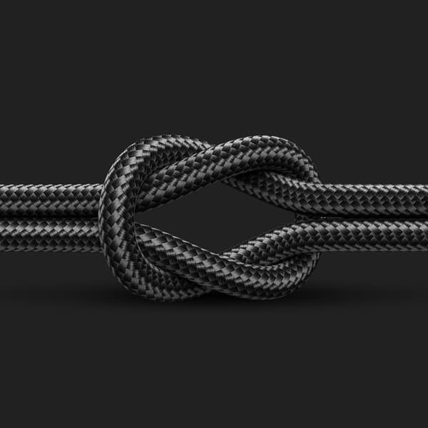3-i-1 kabel USB - USB-C / Lightning / micro USB 3,5 A 1,2 m blå
