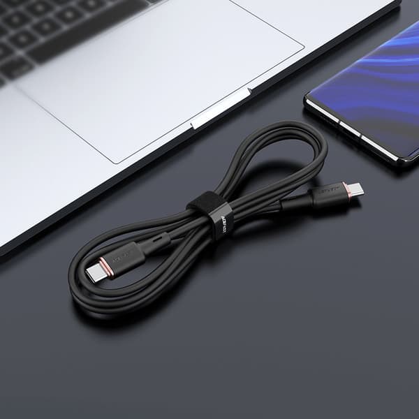USB-C-kaapeli 60W 20V 3A 1,2m valkoinen