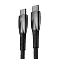 Miniatyrbillede 3 af 6: Glimmer Series USB-C 480Mb/s PD 100W hurtigopladningskabel 2m sort