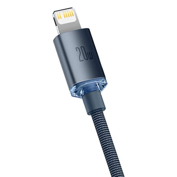 USB - Lightning-kabel til hurtig opladning og dataoverførsel, 1,2 m, sort