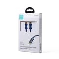 Miniatyrbillede 5 af 9: Stærkt flettet kabel USB-C 100W 2m blå
