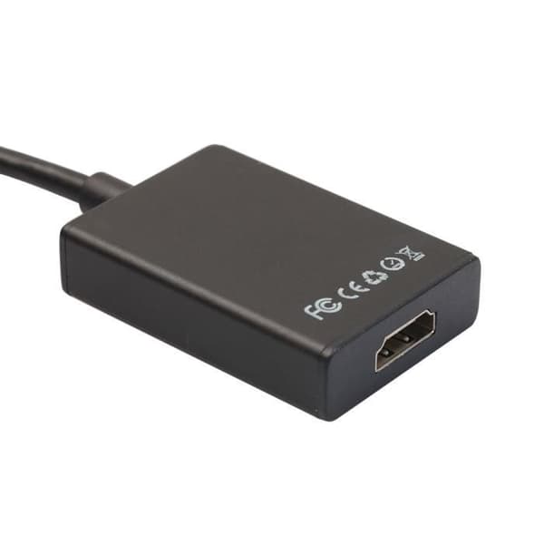 VGA hane till HDMI hona Converter Adapter Kabelutgång 1080P HD+Audio TV AV HDTV