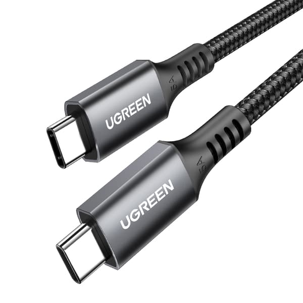 USB-C kabel 100W 5A PD 480Mbps 3m grå