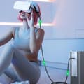 Pikkukuva 3 / 6: Kulma USB-C-kaapeli, joka tukee Oculus Quest 2 VR -laseja 60 W 5m musta