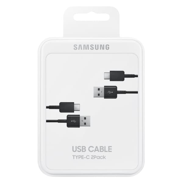 2 x Samsung USB - USB-C kabel 480Mb/s 5A 1,5m svart SET med 2 st