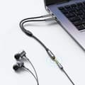 Miniatyrbilde 3 av 3: 3,5 mm lydkabel Splitter 1x hunn til 2x hann