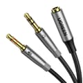 Miniatyrbilde 1 av 3: 3,5 mm lydkabel Splitter 1x hunn til 2x hann